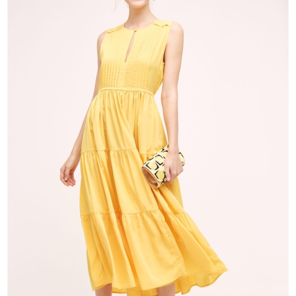 Rare Anthropologie Sunfield Maxi Dress